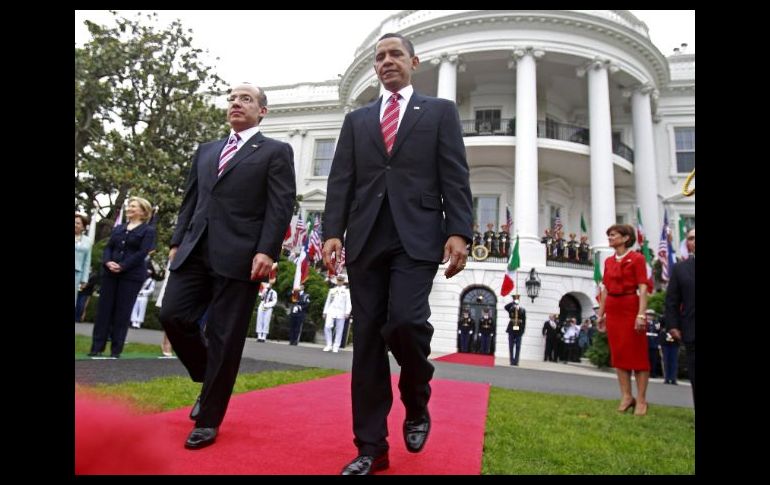 El Presidente Calderón y Obama han reafirmado varias veces sus intenciones de coordinar esfuerzos contra el crimen organizado. REUTERS  /