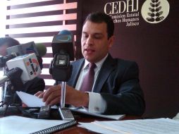 El presidente de la CEDHJ, Felipe de Jesús Álvarez Cibrián, consideró el presupuesto para el área insuficiente. ARCHIVO  /