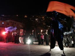 La presentación de la obra La Campana, en el Festival Cervantino en Guanajuato. EFE  /