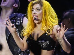 La controvertida Lady Gaga durante un show en Budapest. REUTERS  /