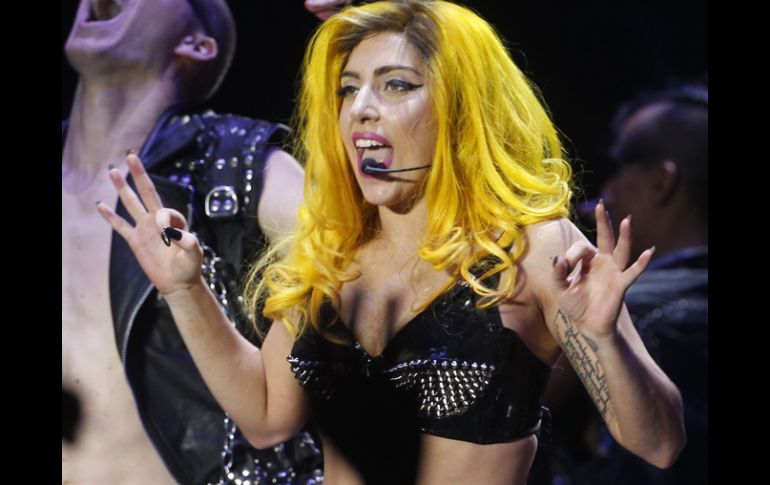 La controvertida Lady Gaga durante un show en Budapest. REUTERS  /