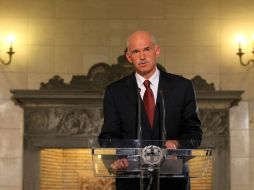 George Papandreou, primer ministro griego. EFE  /