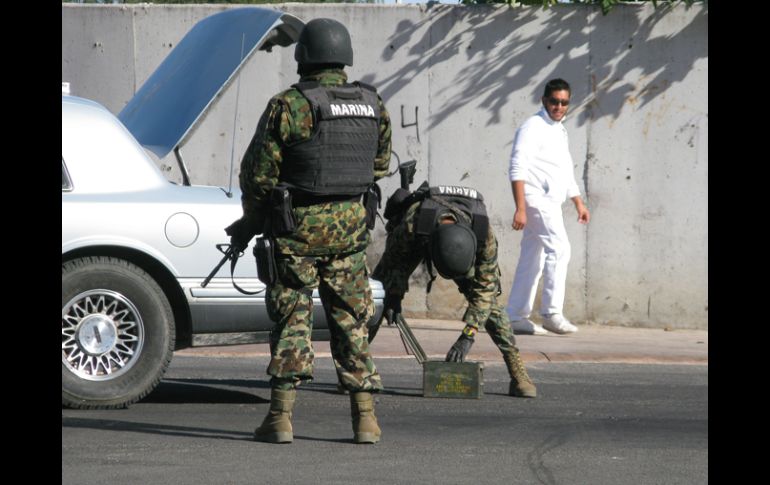 Fueron inspeccionados todos los vehiculos. M. PATIÑO  /