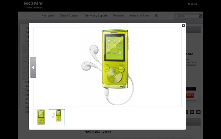 Nuevo diseño en los Walkman MP4 de Sony. ESPECIAL  /