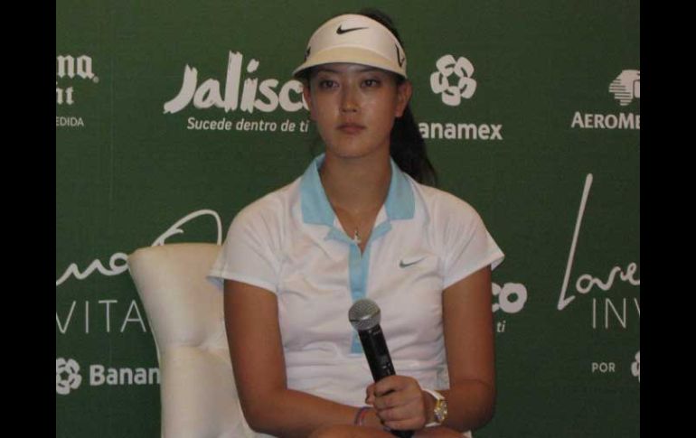 Michelle Wie, campeona defensora del certamen, habló previo al arranque del torneo. G DESENTIS  /