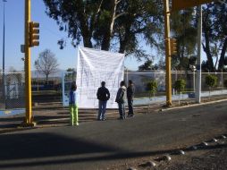 Mensaje que provendría de la organización criminal 'La Familia Michoacana'. EFE  /