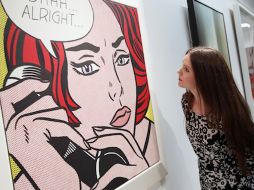 La obra Ohhh Alright muestra una de las mujeres icónicas de Lichtenstein. ESPECIAL  /