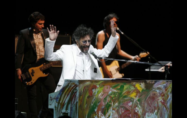 Fito Páez presentó algunos temas de Confía, su más reciente material discográfico. M. FREYRÍA  /