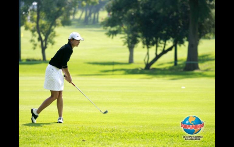 Lorena Ochoa aparece en el campo del Guadalajara Country Club. E. PACHECO  /