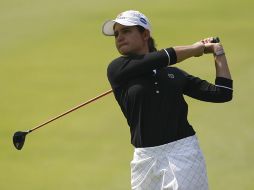 Lorena Ochoa saldrá mañana a las 11:05 horas, para la segunda ronda del campeonato. AFP  /