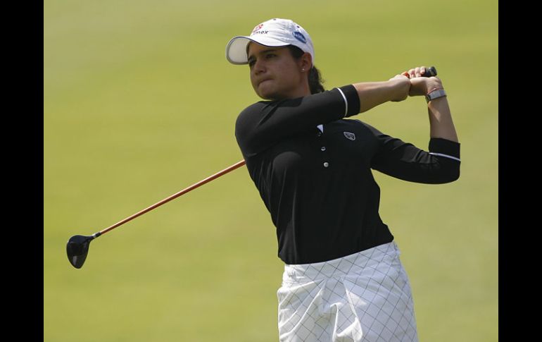 Lorena Ochoa saldrá mañana a las 11:05 horas, para la segunda ronda del campeonato. AFP  /