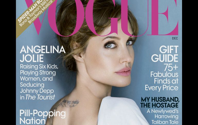 Portada de la revista donde Jolie revela varias intimidades del hogar.AP  /