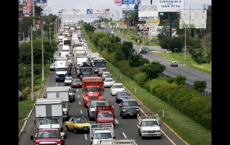 El corredor de BRT en Tlaquepaque correría por la Carretera a Chapala y se prolongaría hasta Tlajomulco. E. PACHECO  /