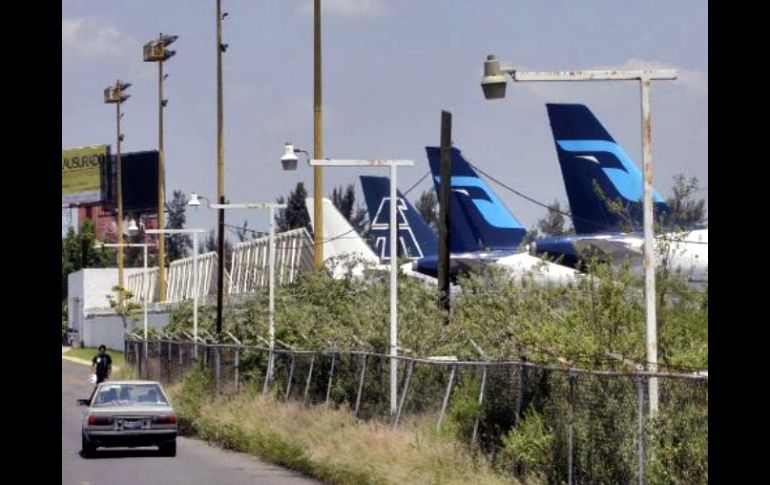 Los aviones de Mexicana cesaron el vuelo desde la última semana de agosto de 2010. INFORMADOR ARCHIVO  /