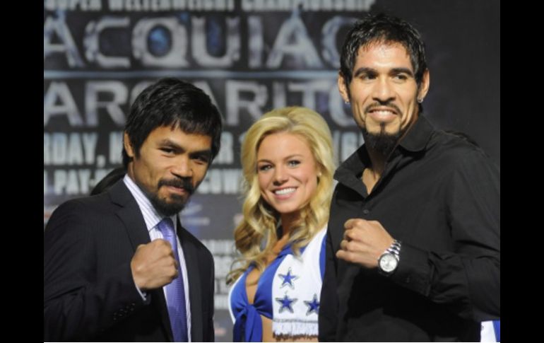 Manny Pacquiao y Antonio Margarito pelearán en busca de la conquista del título de la CMB. EFE  /