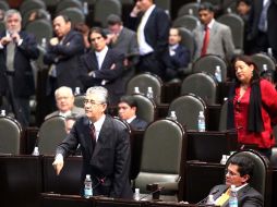 La discusión del Presupuesto federal se suspendió ayer por desacuerdos en el tema carretero. EL UNIVERSAL  /