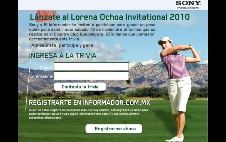 La trivia se publicó del 11 al 12 de noviembre en la página www.informador.com.mx. ESPECIAL  /