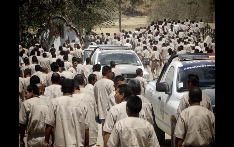 Prisioneros en las Islas Marías. En este complejo penitenciario la población se cuadruplicó en cuatro años. EL UNIVERSAL  /