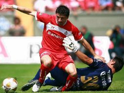 El Toluca y el Atlante concluyen su participación en el torneo Apertura 2010 con empate. MEXSPORT  /