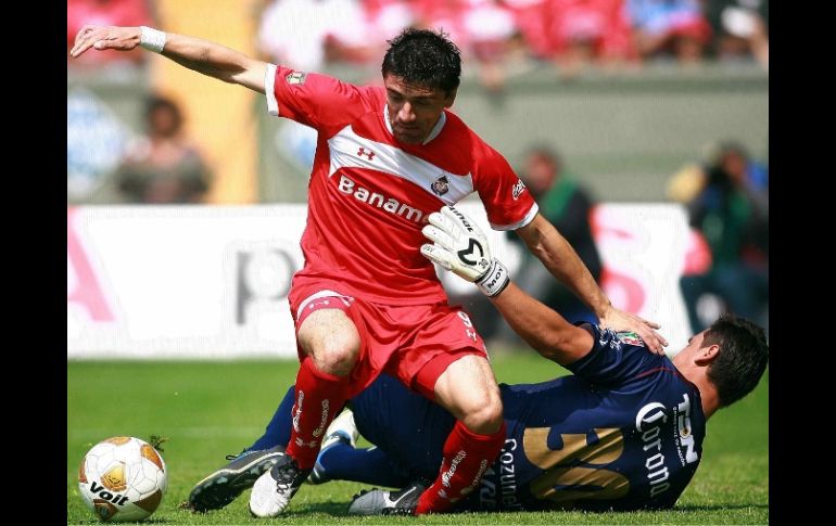 El Toluca y el Atlante concluyen su participación en el torneo Apertura 2010 con empate. MEXSPORT  /