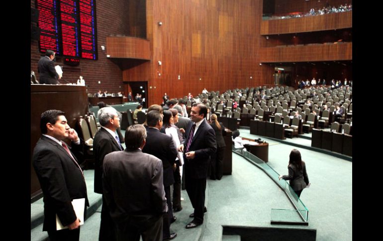 Los diputados tienen previsto sesionar hoy a las 19:00 hrs. EL UNIVERSAL  /