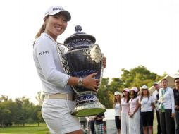 In-Kyung Kim terminó conquistando la tercera edición del Lorena ochoa Invitational, en el Guadalajara Country Club. E. PACHECO  /