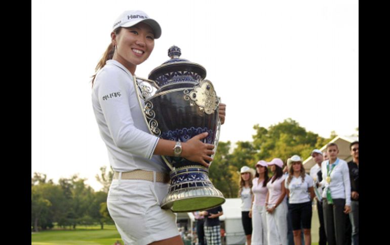 In-Kyung Kim terminó conquistando la tercera edición del Lorena ochoa Invitational, en el Guadalajara Country Club. E. PACHECO  /