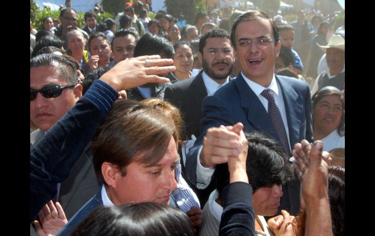 Marcelo Ebrard, promueve el Pacto de la Ciudad de México que se firmará el 21 de noviembre. EL UNIVERSAL  /