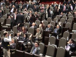 Con 256 votos en contra, 120 a favor y 17 abstenciones, fue rechazada la propuesta de reasignación de recursos de la CNC. EL UNIVERSAL  /