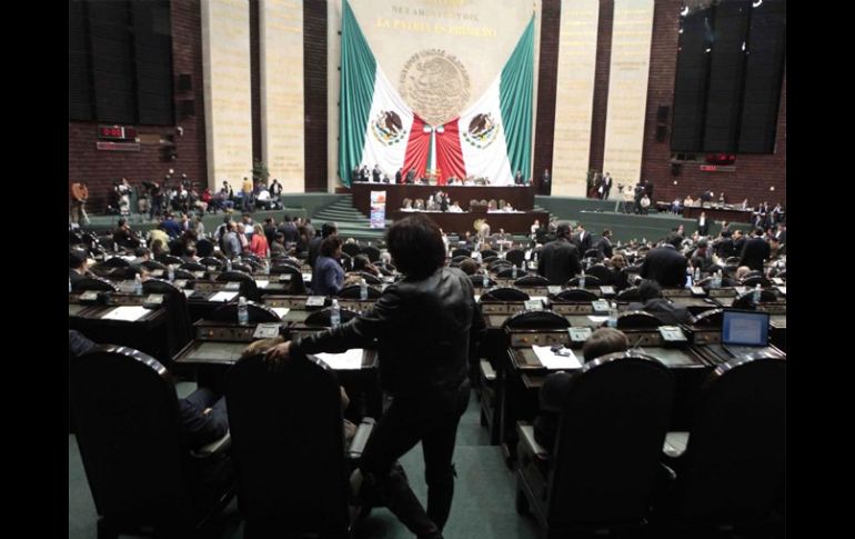 Los diputados aprobaron esta mañana el Presupuesto de Egresos de la Federación para 2011. EL UNIVERSAL  /