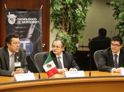 Rueda de prensa sobre microfinanzas en el Tec de Monterrey. EL INFORMADOR  /