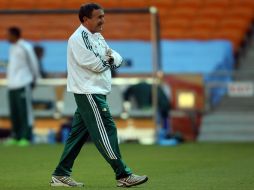 El brasileño Carlos Alberto Parreira cuando dirigía a la Selección de Sudáfrica. JAMMEDIA  /