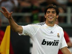 El jugador brasileño, Kaká, ya quiere estar de regreso en la cancha con el Real Madrid. MEXSPORT  /