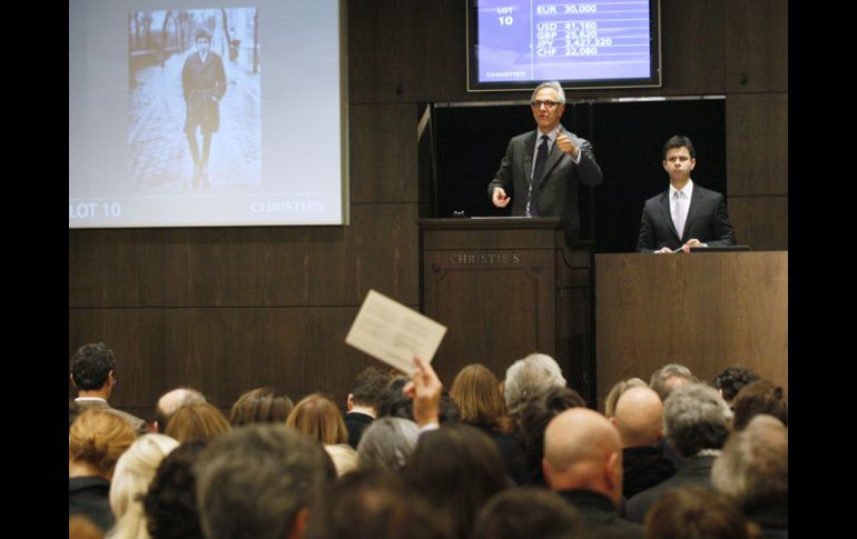 La instantánea prácticamente dobló la estimación inicial de la casa de subastas. AFP  /