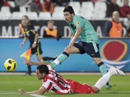 David Villa fue pieza clave en la victoria del cuadro catalán. REUTERS  /