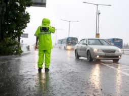 Las lluvias amainaron durante el fin de semana pero se teme que recrudezcan en los próximos días. ARCHIVO  /