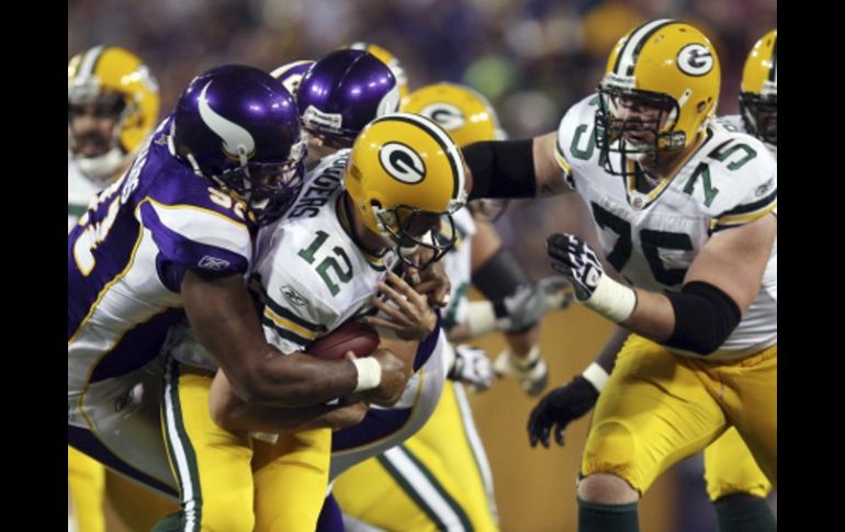 Los Empacadores de Green Bay dominaron el juego ante los Vikingos de Minnesota. REUTERS  /