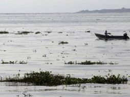 Se buscará hacer uso del 100% de la concesión anual de 240 millones de metros cúbicos que pueden extraerse del Lago de Chapala. ARCHIVO  /