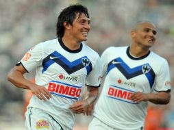 Los jugadores del Monterrey tras haber conseguido su lugar en las semifinales de la Liguilla Apertura 2010.  EFE  /