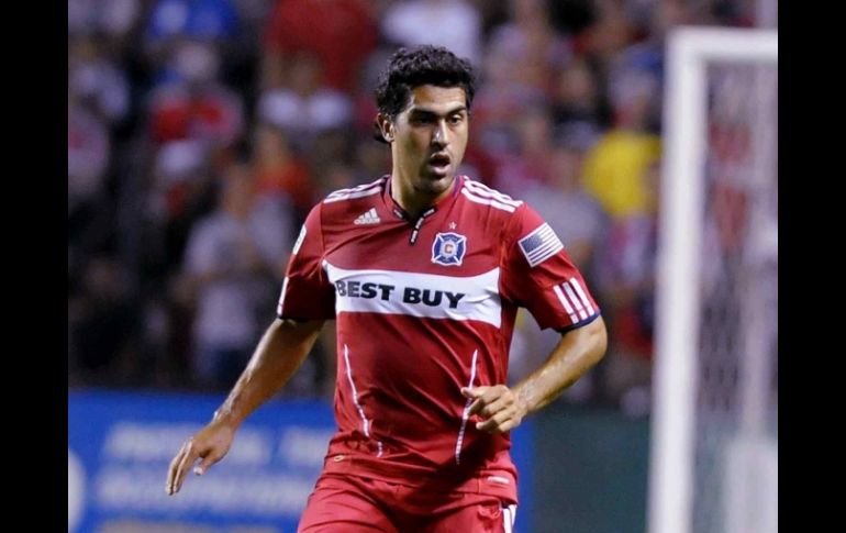 El jugador mexicano Nery Castillo encabeza la lista de trasferibles de Chicago Fire. MEXSPORT  /