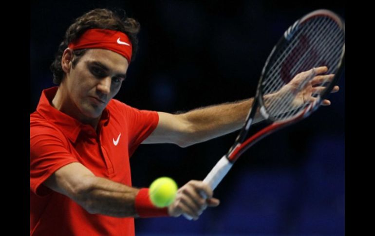 Roger Federer en su encuentro ante el sueco Robin Soderling. EFE  /