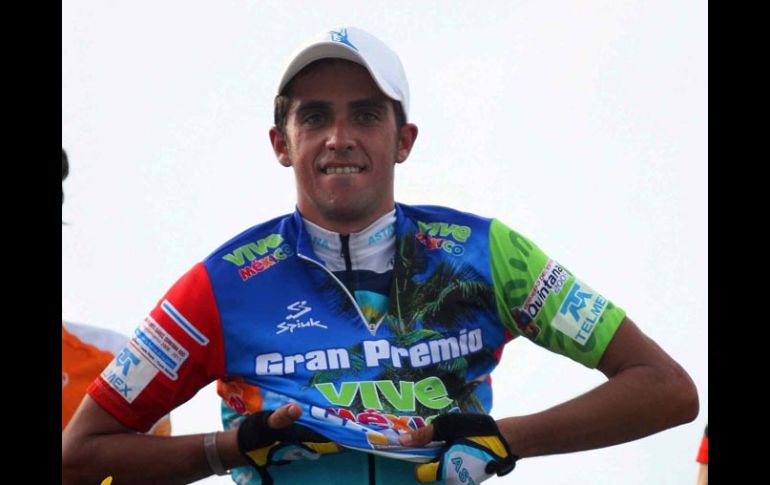 El ciclista español Alberto Contador está en riesgo de perder su victoria del Tour 2010 por dopaje. MEXSPORT  /