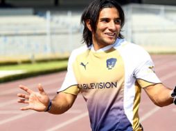 El delantero de Pumas, Martín Bravo, quiere eliminar a Monterrey como a Cruz Azul. NOTIMEX  /