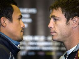 El duelo entre Márquez y Katsidis en el MGM Grand de Las Vegas (Nevada) tiene como objetivo final Pacquiao. REUTERS  /