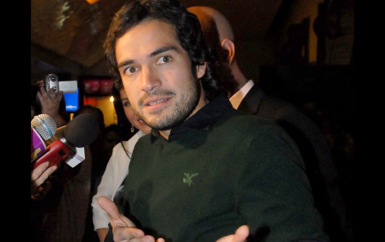 Alfonso Herrera tendrá un año intenso en la televisión y el cine. NTX  /