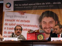 José Ángel Córdova precisa que se tienen registrados 141 mil 356 casos de VIH en el país. EL UNIVERSAL  /