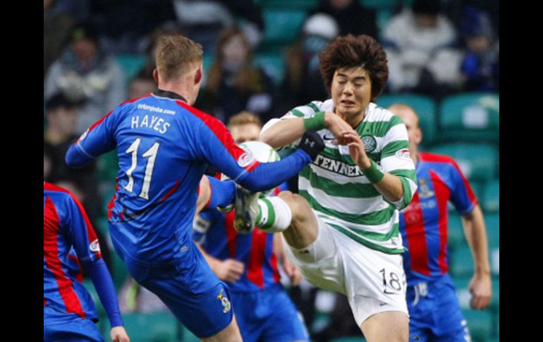 El Celtic desaprovechó una ventaja de dos goles y se dejó igualar ante el Invernees Caledonian. REUTERS  /