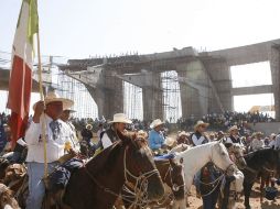 Por séptima ocasión jinetes del Estado cabalgaron desde Tlajomulco hacia el Santuario de los Mártires. M. FREYRIA  /