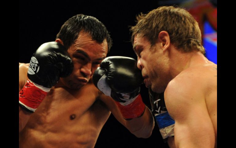 Juan Manuel Márquez noqueó en el noveno round al australiano Michael Katsidis. AFP  /