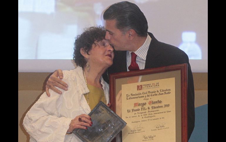 La escritora Margo Glantz se convierte en la tercera mujer en obtener el Premio FIL de Literatura en Lenguas Romances. A. CAMACHO  /